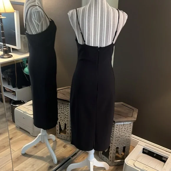 1 hour sale. Open Edit, black dress, Medium, worn twice - Picture 7 of 8